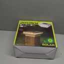 Dynaming 8 Pack Solar Post Lights, Outdoor Decorative Posts Cap Light, Solar Powered White Shell Caps, High Brightness Warm White SMD LED Lighting for Fence Deck Patio, Fit 4x4, 5x5 or 6x6 Wooden Post