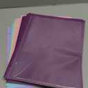 Henoyso 12 Pack Plastic Folders with Clear Front Pocket Back to School Heavy Duty File Folders with 2 Pockets and Card Slot for Student School to Home Supply, Office, Teachers (Pastel Color)