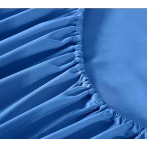 New Fitted Sheet - Super Soft, Solid Lightwight Comfortable Bedding- 16" Deep Pockets Fully Elastic Shrink, Tear & Fade Resistant Easy Care - Long Lasting - Bottom Bed Sheet Only (Royal Blue, Queen)