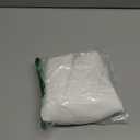 HOMEIDEAS Non-See-Through French Door Curtains Set of 2 for Front Door, Light Filtering Privacy Semi Sheer Window Curtains with Rod Pocket and Tie Back, White, 54W X 72L Inch