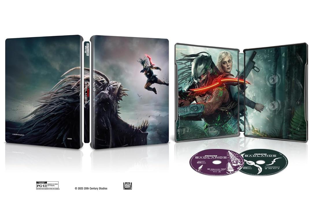 Predator: Badlands - UHD Combo + Digital + Steelbook, Format: Blu-ray