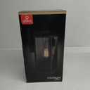 Globe Electric Vintage 1-Light Matte Black Hurley Wall Sconce