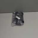 pack all Water-Resistant Material Zipper Pouch, Mesh Zipper Bags for Storage, Travel, Office (Black, Medium)