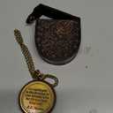 Handmade Nautical Brass Push Open Compass On Chain with Leather Case, Pocket Compass, Gift Compass Rustic Vintage Home Decor Gifts