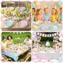 Yungyan 216 Pcs 72 Guests Pastel Gingham Party Supplies 6 Inch Plaid Paper Plates and 9 oz Cups and Napkins Tableware Set for Birthday Bridal Shower BBQ Picnic Party Supplies Decoration