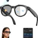 AI Smart Glasses with Camera 4K, Video Recording.Bluetooth for Men & Women -Hands-Free Recording Glasses with Audio, Al-Powered Wearable Tech