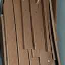 Adirondack Chairs, HDPE All-Weather Adirondack Chair, Fire Pit Chairs (Folding with Cup Holders, Color Brown)