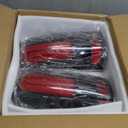 LED Tail Lights Compatible for 2003-2006 Chevy Silverado 1500 2500 3500 2007 Classic, Clear Lens Red Lamp Tube Brake Rear Light Replace OE Replace GM2800174, GM2801174