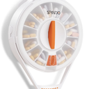 Fullicon Weekly Pill Dispenser Organizer with 14 Large Compartments and ChildProof Lock, Spindo Medicine DispenserDispense Vitamin/Tablet/Supplement for Elderly/Amnesia/Dementia