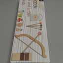 Wooden Kids Bow and Arrow Set - Safe for Ages 3+, Indoor & Outdoor Archery Gift Toys for Children, Boys & Girls, Includes 5 Arrows, 5 Fruit Targets, 1 Cotton Quiver