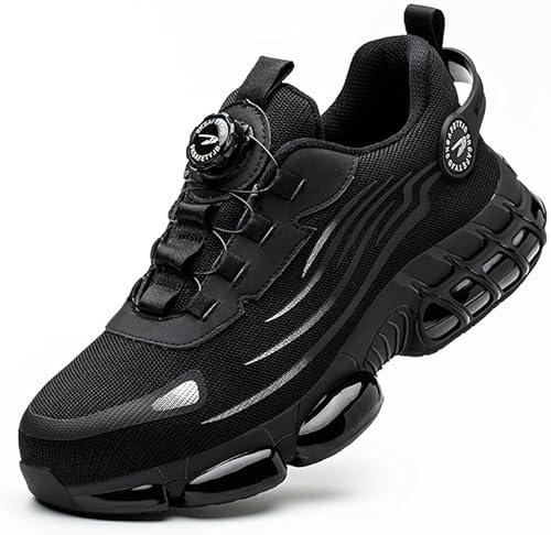 Steel Toe Work Sneakers for Men Women Lightweight Comfortable Industrial & Construction Work Safety Shoes, 47 Euro