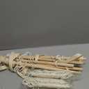 Munzong Headband Holder 52x17 inch, 2 Pack Bow Organizers for Baby Girls, Large Nursery Wall Hanging Back Door Bow Holder Shelf w/ 60 Hooks, 5 Tier Hair Accessories Organizer Storage for Toddler Kids (Beige)