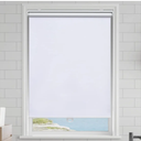 Cordless Roller Shades Blackout Blinds for Windows Room Darkening Rolled Up Shades with Spring System, UV Protection Window Shades Door Blinds for Home and Office (63" W x 72" H, White)