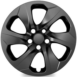 4-Pack Hubcaps Compatible with Toyota RAV4 2019 2020 2021 2022 2023 2024, 17 inch 17" Steel Wheel, Wheel Covers Skins, Snap On Tire Cover Replacement (Black Color)