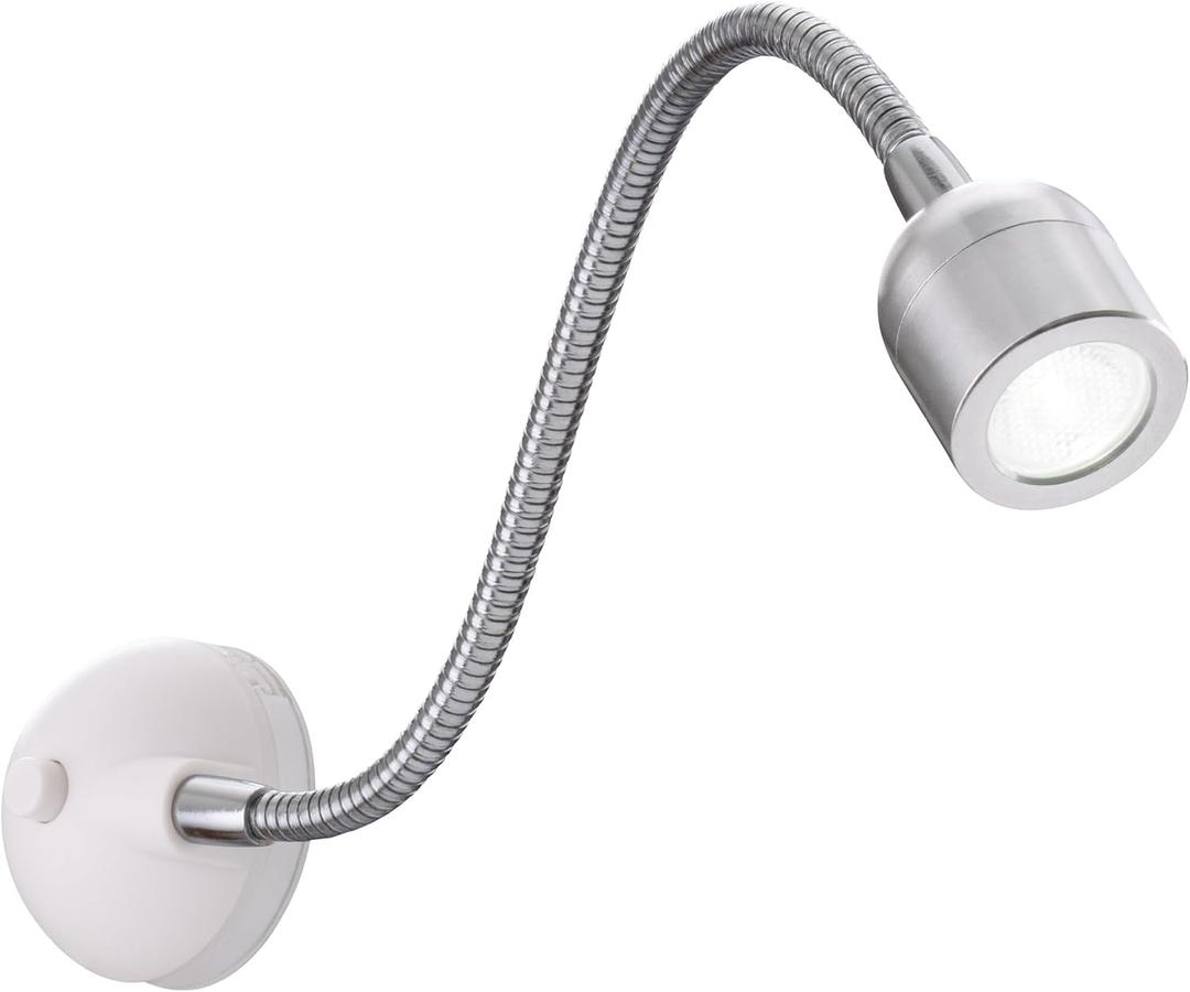 Daylight Company Sewing Machine Lamp, Professional Led Light, Fits Most Machines, Bright Led Lamp, Chrome,3.5*2.3*25cm [Energy Class A+]