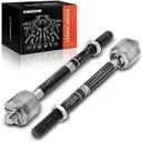 A-Premium 2 x Front Inner Tie Rod Ends, Compatible with Audi A4 (Quattro) 09-16, A4 allroad 13-16, A5 10-14, A5 Quattro 08-17, A8 Quattro 11-17, TT 08-09, TT Quattro, allroad, Q5, RS5, S4, S5, S8