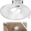 10FT Magnetic Air Conditioner Drain Hose,Window Air Conditioning Drainage Kit,Portable AC Drain Hose Connector, With Transparent Pipe, Suitable For Window Air Conditioning And Mini Split Units