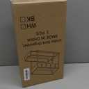 DEKAVA Cabinet, 2 Pack Under Sink Organizer, 2 Tier Sliding Bathroom Kitchen Organizer, Large White ABS Baskets, Easy Install & Clean