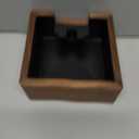 Wooden Espresso Knock Box Walnut Dump Bin for Coffee Grounds Disposal Durable, Shock-Absorbent Espresso Machine Accessories, Easy to Clean Tamping Station