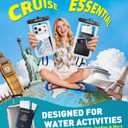 Hiearcool Waterproof Phone Pouch, Waterproof Phone Case with Crossbody Lanyard Compatible for iPhone 17 16 15 14 13 Pro Max Up to 8.3", Cellphone Dry Bag Travel Essentials for Beach -Clear-2Pack