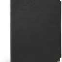 Samsill Classic Collection Business Portfolio - Executive Padfolio for Resume & Document Organizer - 8.5 by 11-Inch Legal Pad, Faux Leather with Brass Corners (Black)