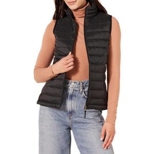 Amazon Essentials Women's Lightweight Water-Resistant Packable Puffer Vest, Size: Large