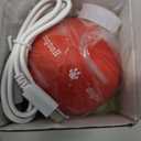 Dog Toys Dog Ball, [Newly Upgraded] Durable Motion Activated Automatic Rolling Ball Toys for/Small/Medium/Large Dogs,USB Rechargeable, Red