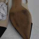 DREAM PAIRS Women's Kitten Heel Slingback Pointed Closed Toe Low Stiletto Heels Dress Bridal Elegant Wedding Pumps Shoes, 6.5