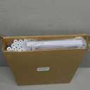 Mavivegue Expandable Shoe Rack, 5-Tier Shoe Organizer for Closet, Adjustable Shoe Rack for Front Door Entrance, Entryway (White)