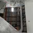 COMHOMA Makeup Vanity Desk with Mirror and Lights, Vanity Table and Chair Set with 5 Drawers and Charging Station, Bedroom Dresser LED Mirror Stepless Dimmable & 3 Color Modes Adjustable, Pearl White (Large)