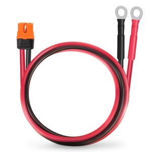 XT60i to O Ring Terminal Cable 10 AWG 3FT XT60i Female to O Ring Connector XT60i-F Extension Cable for Portable Power Station Solar Generator