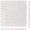 PopsyKosy Premium Baby Floor Play Mat Thick & Cushioned 0.5 inch Playroom Foam Mat, Non-Toxic Odorless 6 Tiles Spacious 6x4 ft. Stylish & Large, Waterproof for Kids & Toddlers Totem Beige