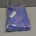 siliteelon Womens Button Down Shirts Cotton Striped Dress Shirt Long Sleeve Collared Office Work Blouses Tops (X-Large)