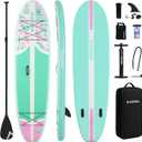 Inflatable Stand-Up Paddle Boards Widths Inflatable Paddle Board with SUP Accessories, Camera Mount, Basic All-Around SUP Board for All Skill Levels, Up to 450lbs, Style: Projective 10'*31"