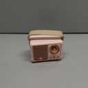 Retro Bluetooth Speaker, Portable Wireless Speaker with Crystal Clear Stereo Sound Rich Bass, Best Birthday Gifts Ideas for Women Teenage (Pink)