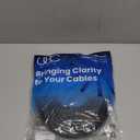 Ultra Clarity Cables Cat 6 Ethernet Cable 100 ft, Outdoor&Indoor 10Gbps Ethernet Cable, High Speed Cat6 Cable RJ45 LAN Internet Cable for Computer, Router, Modem, PS4/5, Xbox, Gaming - Black