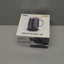 Kepwam Self Heating Coffee Mug T2, 16oz Smart Heated Coffee Mug, 150 Min Battery Life - Hot up to 149 Temperature Control Coffee Mug Warmer, Gifts for Dad Mom (No APP) (Lilac Violet)