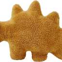 Dino Nugget Pillow, 18 inch Soft Dinosaur Chicken Nuggets Pillow for Birthday Gifts, Dinosaur Theme Party Decorations (Small, Stegosaurus)