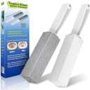 Toilet Bowl Cleaner Pumice Stone -Hard Water Stain Remover with Ergonomic Handle, Powerfully Removes Toilet Bowl RingsRust &LimeIdeal for Toilet Brush/BBQ Grills/Sink/Pool/Bathroom2Pack