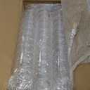 120 Pcs Dessert Cups with Spoons 60 Pcs 5 OZ Mini Clear Plastic Dessert Parfait Cup 60 Pc Spoons for Party Small Round Serving Goblet Shot Disposable Fruit Ice Cream Mousse Pudding Appetizer Bowl