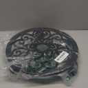 2WAYZ Plant Hanger Bracket for Outdoor - Heavy Duty Hanging Plant Hooks - Forged Wrought Iron Flower Pot Hangers - Black Hanging Hooks for Bird Feeders, Planters, Lanterns - Set of 4