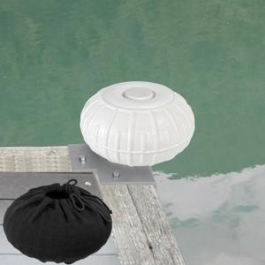 Dock Bumpers Wheel,Corner Mount Boat Dock Wheel Bumper,Dock Corner Bumper Wheel Fender for Docking Pontoon Boat,Marine-Grade,Inflatable 12",Smooth Rolling,with Heavy-Duty Hardware
