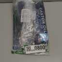 Castor Oil Pack Wrap for Stomach, Organic Cotton Castor Oil Wrap Kit for Liver Detox, Reusable Compress Pack for Women & Men, Leak-Proof Design, Size: S-L