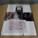 Under Desk Elliptical Machine, Electric Ellipse Leg Exerciser for Senior, Quiet and Compact Electric Seated Pedal Exerciser for Home with Display Monitor, Remote Control and 12 Adjustable Speeds