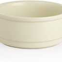 Sweejar Dog Bowl, Ceramic Dog Food Dish for Medium Dogs and Cat, Heavy Duty Porcelain Pet Bowl for Canned Food and Water 38 Fl Oz White