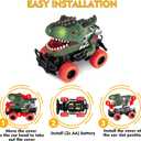 Dinosaur Toys Remote Control Car for Kids 3-7, Dino RC Car for Toddler Kids Toys Age 3 4 5 6 7 Boys and Girls Christmas Birthday Gift