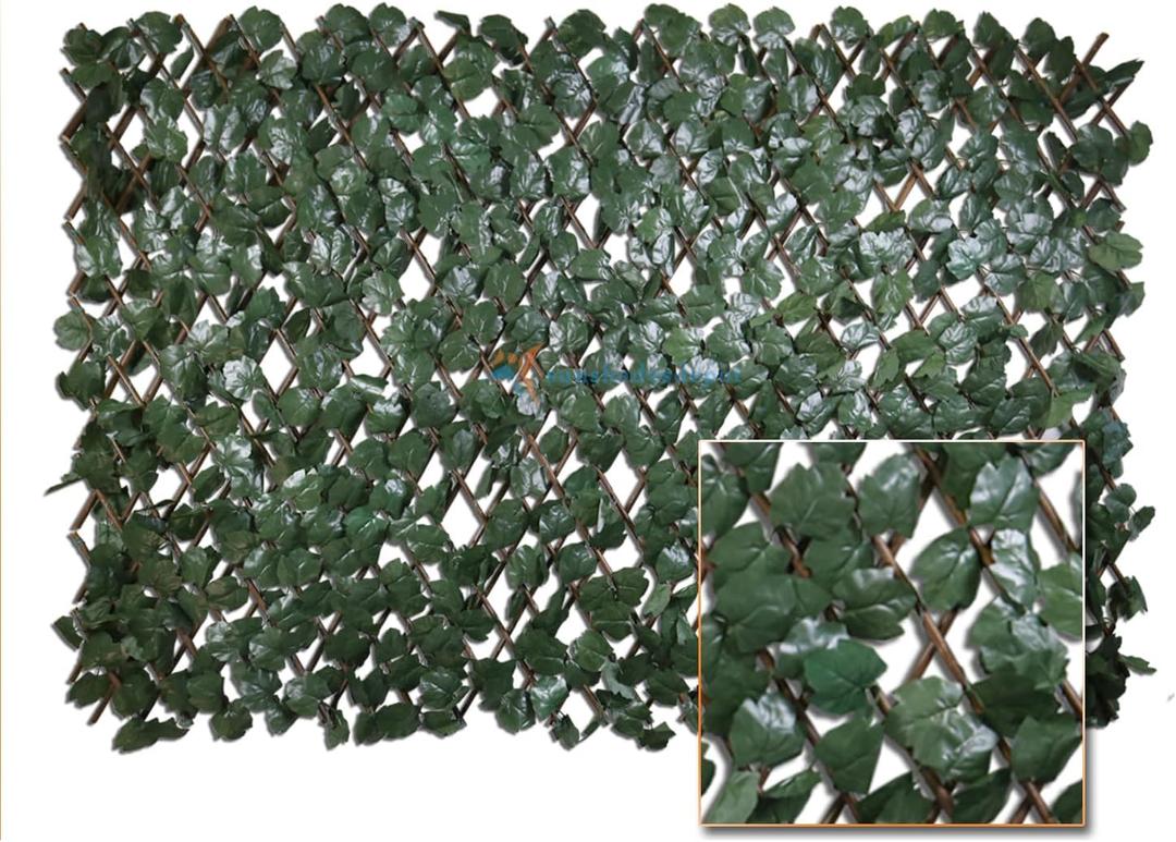 TANG Sunshades Depot 15"x48" Double Sided 1 Pc Artificial Ivy Privacy Fence Wall Screen, Artificial Hedges Fence and Faux Ivy Vine Leaf Decoration for Outdoor Garden Decor