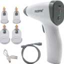 ZILAMPU Electric Cupping Therapy Set, Portable Chinese Cupping Therapy Machine with Pump, Electric Body Massage Scraping Care Device Kit with 4 Vacuum Suction Cups for Home Use