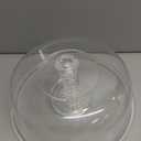 Acrylic Cake Stand with Dome 12 Inch Clear Rotating Cake Display Spinner Holder with Lid for Party Wedding Decorating