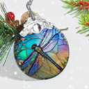 Dragonfly Christmas Ornaments - Home Decor and Tree Decorations - Gifts for Dragonfly Lovers